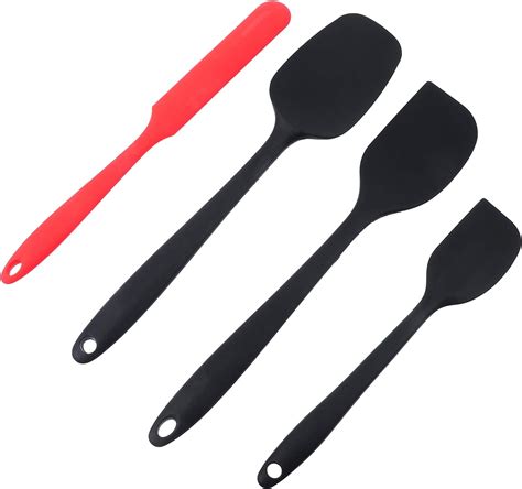 Buy Artibetter 4pcs Silicone Spatula Set Rubber Spoon Spatula Heat