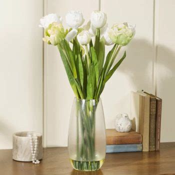 White artificial flowers in glass vase. 20+ Varieties Of Artificial Flowers in Vase | Inhabit Zone