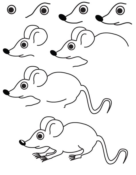 Start today and improve your skills. Drawing mouse