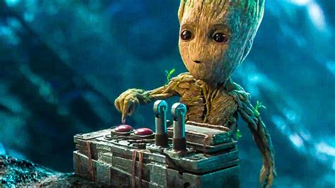 Guardians Of The Galaxy 2 Movie Clip Baby Groot And Rocket 2017 Youtube