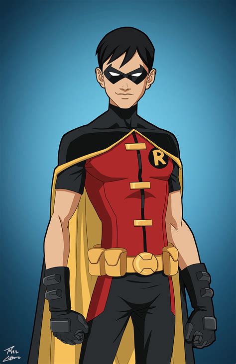 Robin Dick Grayson Young Justice By Phil Cho On Deviantart