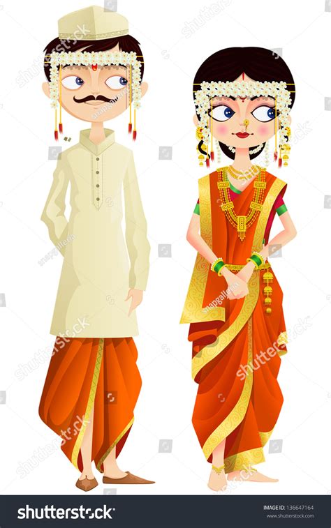 44 Vetores De Maharashtrian Couple Vetores Imagens E Arte Vetorial Stock Shutterstock