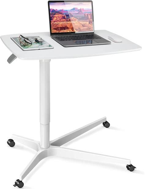 Buy Mobile Standing Desk Height Adjustable Sit To Stand Table 30