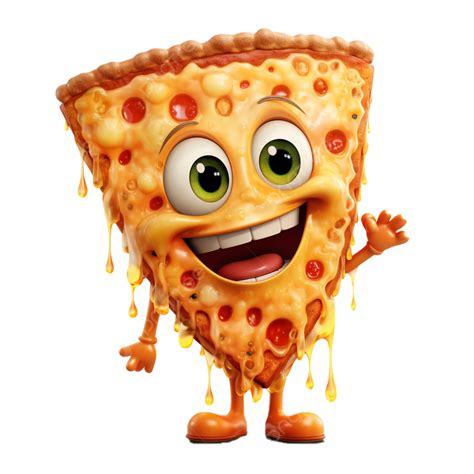 When A Funny Character Meets The Ultimate Cheese Pizza Cheese Pizze Funny Character Fast Food