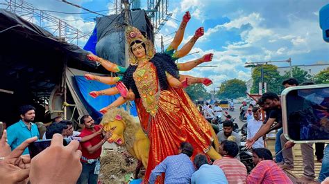 Durga Mata Aagman Kolkata Model Durga Mata Transporting From