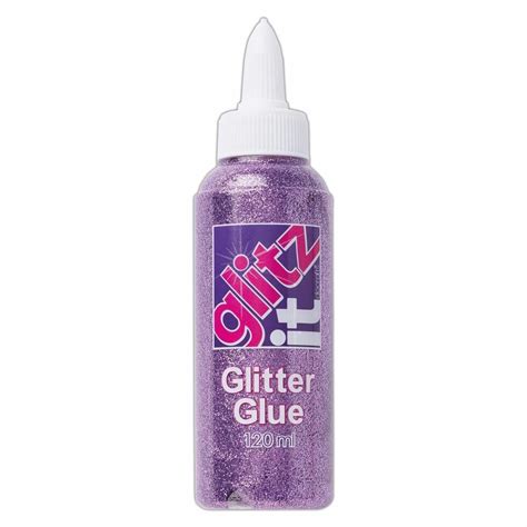 Glitter Glue Lilac Shimmer 120ml Glt 43230 Craftlines Bv