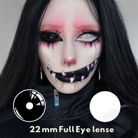Bio Essence 1 Pair 22mm Sclera Contact Lens For Cosplay Large Eye