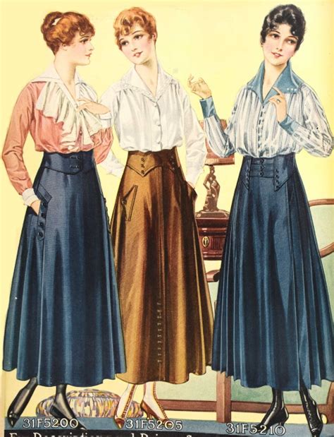 Edwardian Skirts History 1900 1910s
