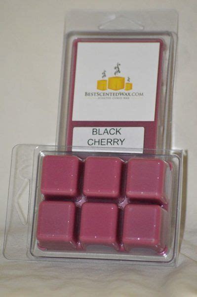 Black Cherry Triple Scented Wax Melt One Shell Holds 6 Cubes Scented Wax Melts Scented Wax