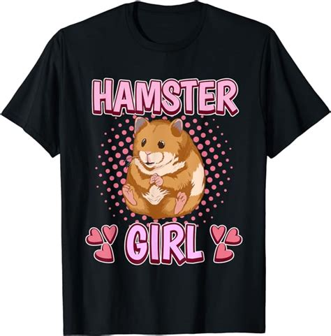 Mädchen Hamster Girl Hamster T Shirt Amazonde Bekleidung