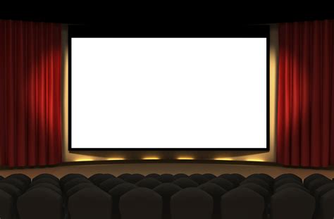 Welcome to the virtual movie theater. Movie theater screen clipart image #30954