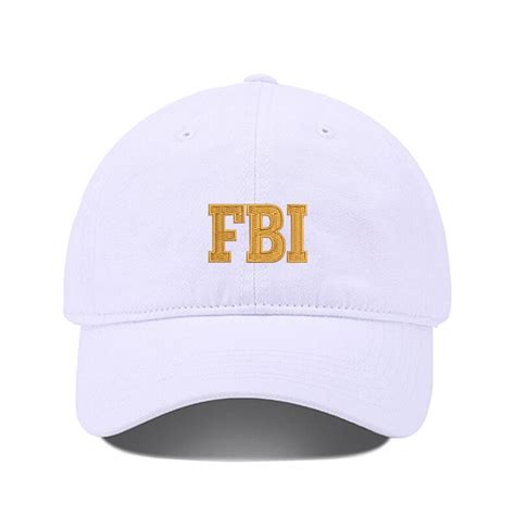 Fbi Federal Bureau Of Investigation Unisex Embroidery Baseball Cap