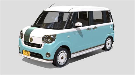 2016 Daihatsu Move Canbus Miku Edition 3D Model By Ezo EzoYEAHH