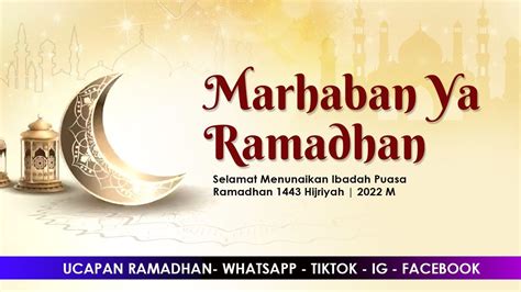 Video Ucapan Ramadhan 2022 Part07 YouTube
