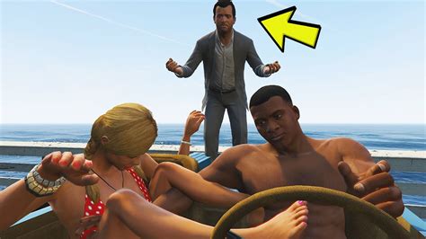 What Do Franklin And Tracey Do In The Car In Gta 5 Youtube