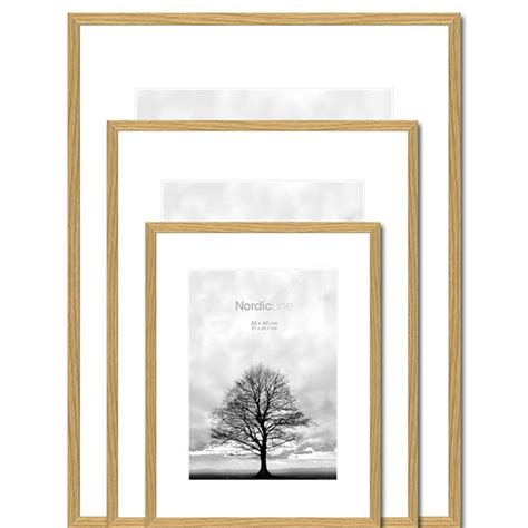 Oak Thin Picture Frame Minimalist Picture Frames Picture Frame