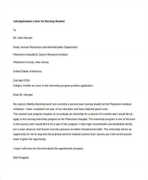 Application letter for a job as a care mother. 10+ Sample Job Application Letters for Student - Free Sample, Example Format Download | Free ...