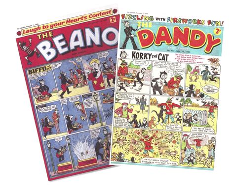 Wacky Comics Firworks Fun With The Beano 1958 And The Dandy 1959