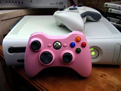 Pink Xbox 360 Controller My Sisters 360 Controller Flickr