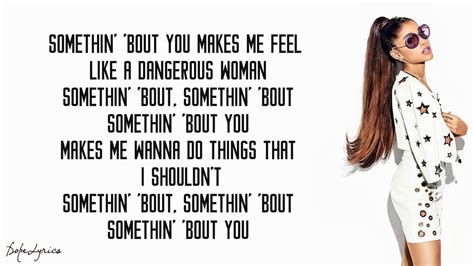 Dangerous Woman Ariana Grande Lyrics Ariana Grande Lyrics Dangerous Woman Ariana Grande