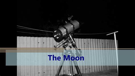 The Moon Through Telescope Hd Youtube