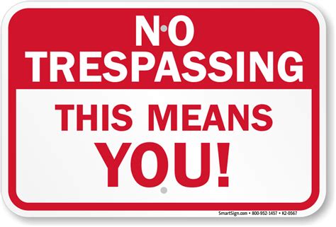 Funny No Trespassing Signs Ubicaciondepersonascdmxgobmx