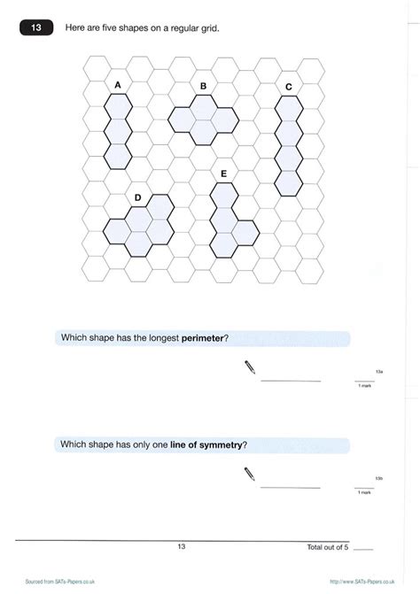 Our free grade 2 grammar worksheets cover nouns, verbs, adjectives, adverbs, sentences, punctuation and capitalization. FREE Worksheets: KS2 Maths Test-a 2012 SATs Papers | The ...