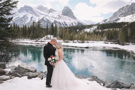 Intimate Elopement Wedding In Banff Winter Lotus Photography