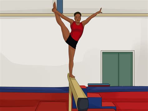 How To Walk On A Gymnastics Balance Beam With Pictures Wikihow