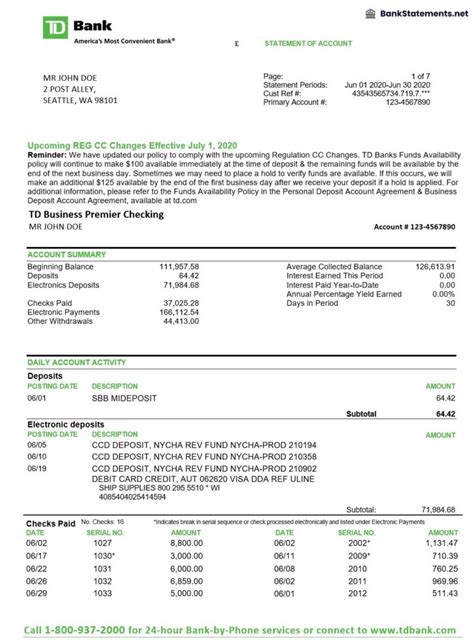 Usaa Bank Statement Template 100 Free