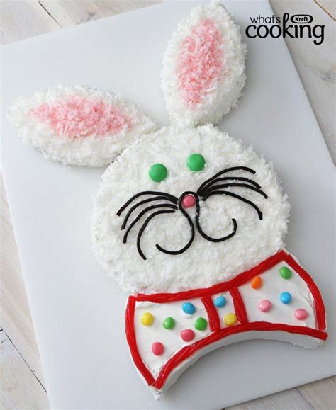 Celebrate with what's in season. Bunny Cake | Recipe (With images) | Bunny cake, Easter recipes, Kraft recipes