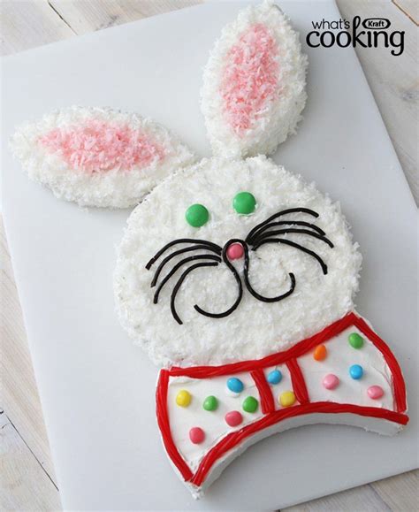 Hoppy easter easter hunt kraft recipes holiday treats holiday recipes. Bunny Cake | Recipe (With images) | Bunny cake, Easter recipes, Kraft recipes