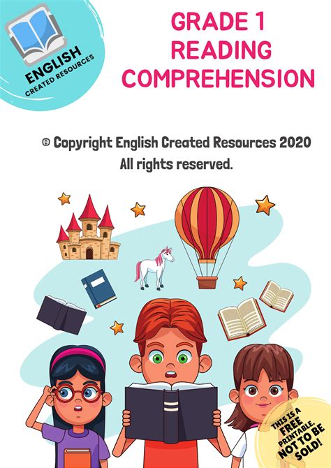 Reading Comprehension Grade 1 English Created Resources Reading