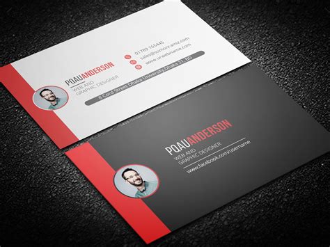 Personal Business Card Business Card Templates Creative Market