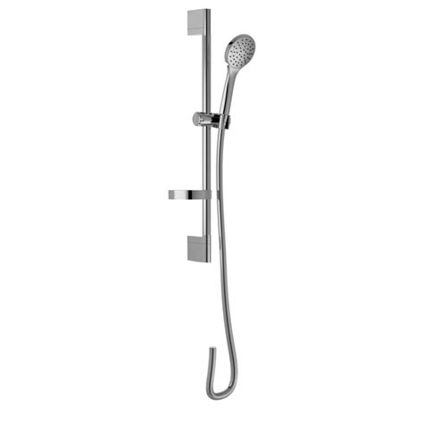 shower set 3 spray modes with air function 100mm chrome duravit