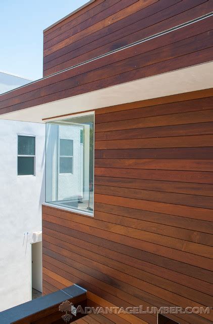 Bright colors for a home in black wood this house in t with a dark siding, was built by philippa with the help of her family. Ipe Shiplap Siding Encino, CA - Contemporary - Exterior ...