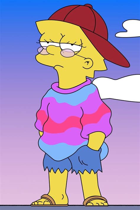 Lisa Simpson Pegatinas Bonitas Personajes De Los Simpsons Dibujos