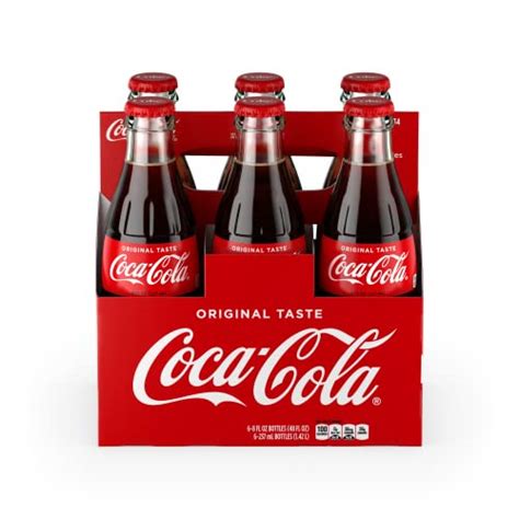 Coca Cola Original Soda Soft Drink 8 Fl Oz Bottles 6 Pack On Galleon