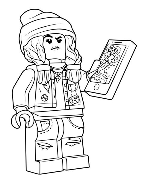 Lego Blocks Coloring Pages Coloring Home