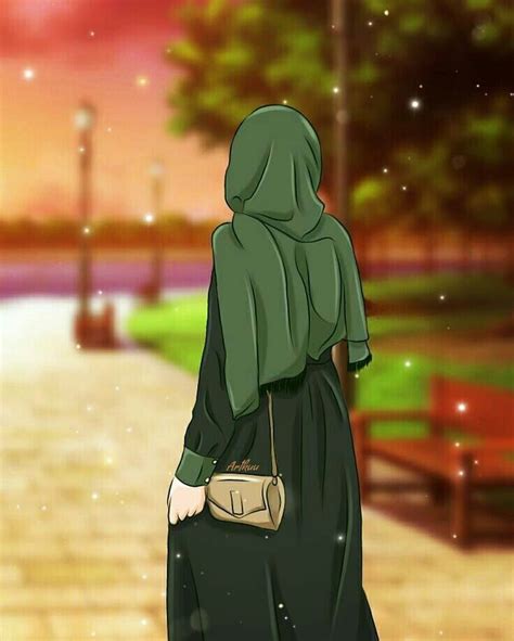 Pin By Shadow Gurrl💙💛 On Hijab Hijab Cartoon Islamic Girl Islamic