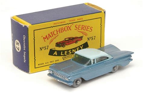 1961 57b Chevrolet Impala Matchbox Cars Matchbox Toy Car