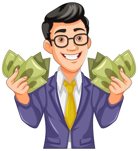 Man With Money Vectors And Illustrations For Free Download Freepik