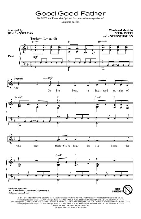 Purchase the ultimate david icke collection by david icke here. Good Good Father (arr. David Angerman) Sheet Music | Chris ...
