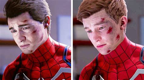 Spider Man Ps4 Vs Spider Man Remastered Ps5 Ending Scene Comparison