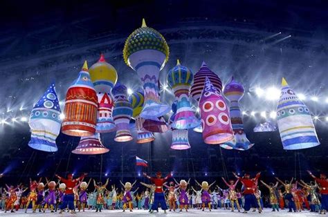 One Big Party In Sochi Opening Ceremony Performances Olympics Opening Ceremony Sochi