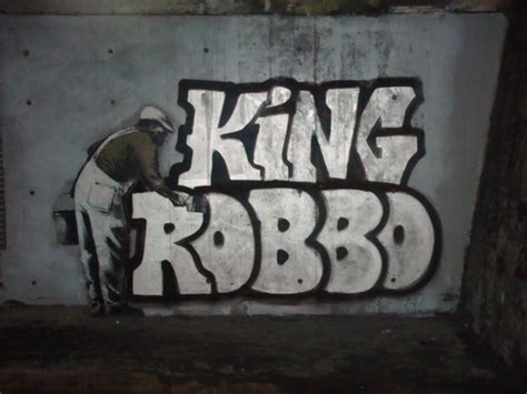 Despite his public role in society his identity. banksy in graffiti war with fellow street artist robbo