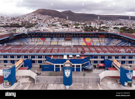 Aerial View Of The Estadio Hidalgo Home Of The Pachuca Soccer Team At Pachuca Hidalgo Mexico