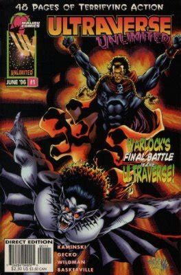 Only a few of the more popular series were rebooted and relaunched. Ultraverse Unlimited 1 (Malibu Comics) - ComicBookRealm.com