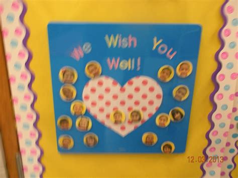 Wish You Well Board Creative Classroom Conscious Discipline August