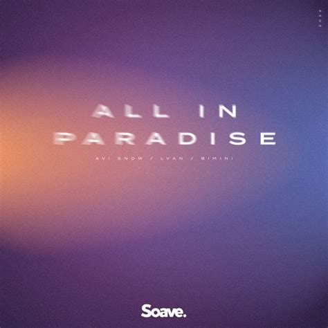 Avi Snow Bimini All In Paradise [digital Single] 2022